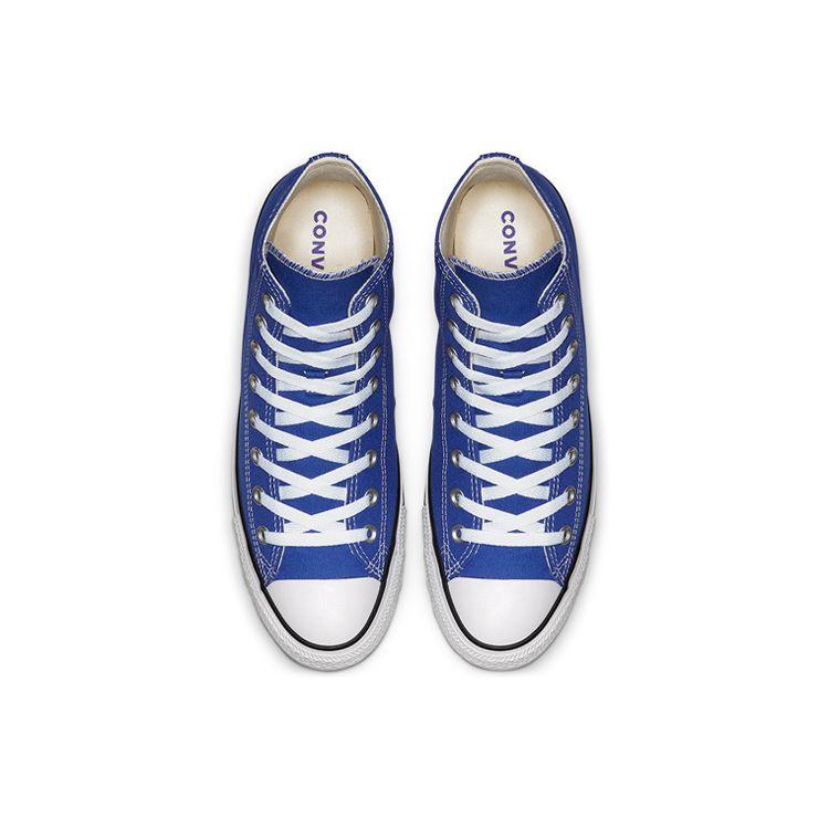 Converse Chuck Taylor All Star Seasonal Colour Comfortable High-Top Canvas Shoes Unisex Sneakers Blue White 164934C
