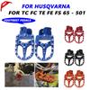 Für Husqvarna TC 65 85 125 250 FC450 TE FE TE125 EF300 FS450 FS 450 2015 Motorrad Fußraste Fußrasten Fußrasten Rastungen Pedale