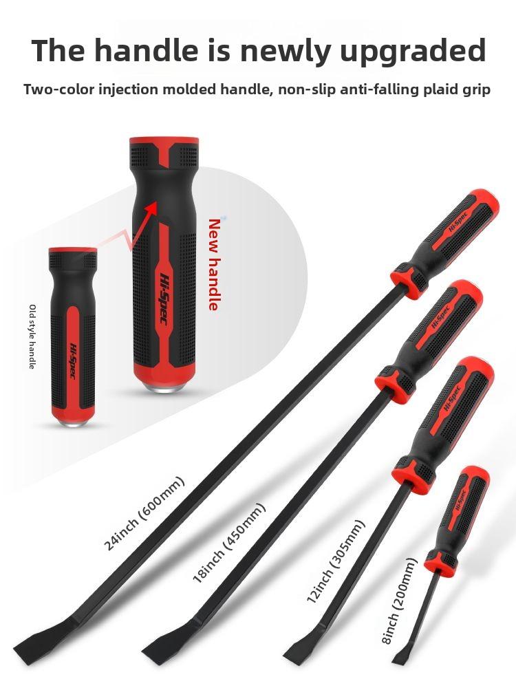 Multifunctional Tire Repair Tool Pry Bar With Impact Cap And Non-Slip Handle Removal Nail Pulling Scratch-Free Tire Levering