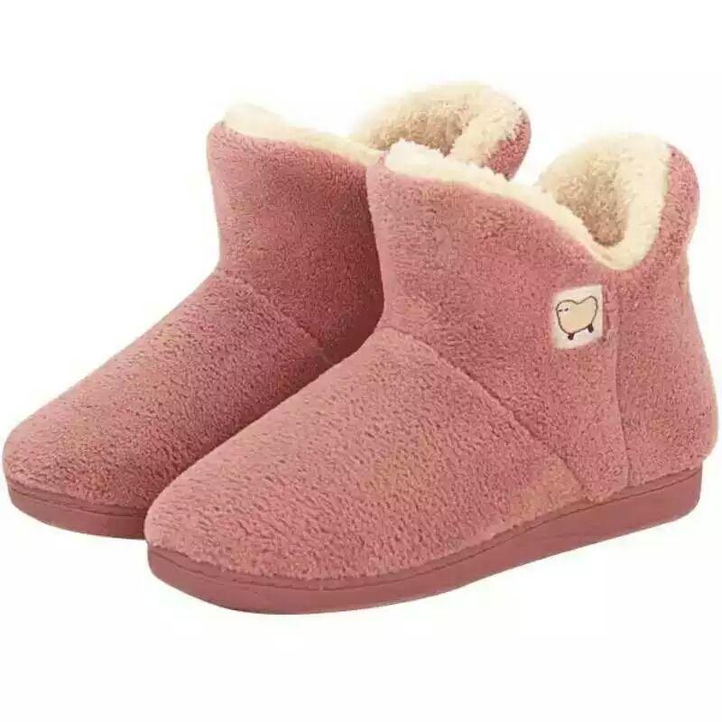 Zimní bavlněné pantofle Ovčí kůže Dámské boty Přírodní kožešina Dámské Teplé Vnitřní Měkká Vlna Dámská Domácí Obuv