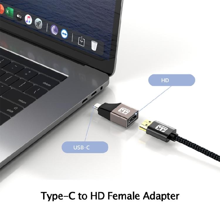 USB C to HDTV Converters, 4K@60Hz Speed Video Adapter for Home Theater and Gaming Professional Use Long-Lasting Use