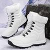 Winter Cotton Shoes Long Boots Outdoor Women's Velvet Thickened Warm Snow Boots Women's Shoes