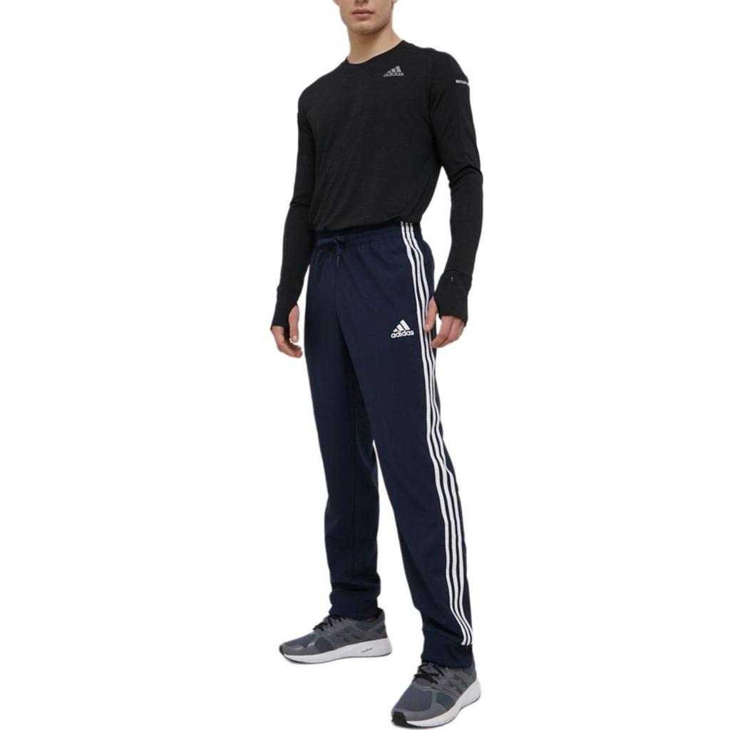 adidas 3-Stripe Woven Track Pants Men Bottoms Legend-Ink-Blue GK8981