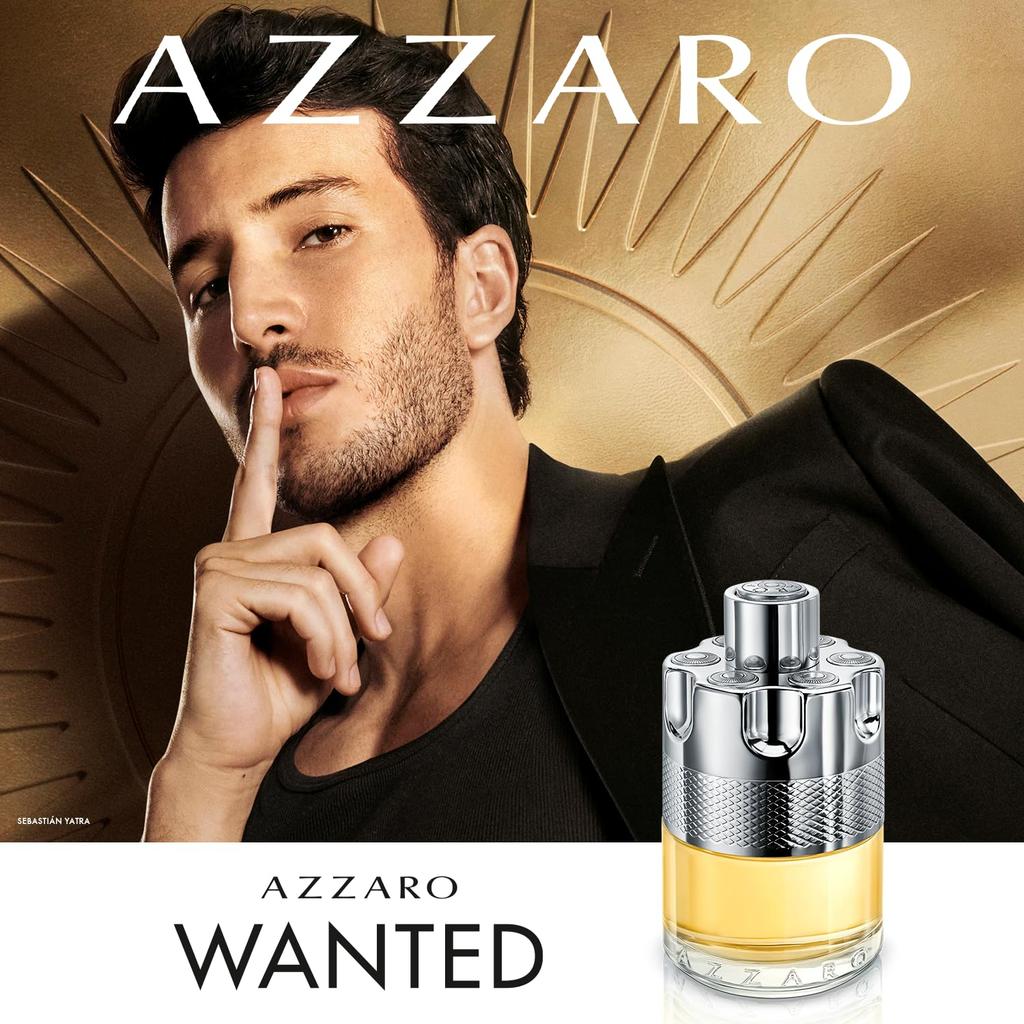 Azzaro Wanted Men's Perfume | Eau De Toilette Spray | Long-lasting | Woody-spicy Men's Fragrance | 100 Ml