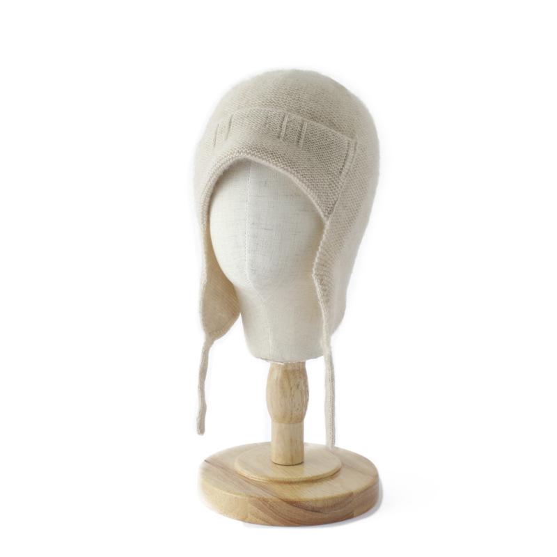 New Autumn and Winter Children's Ear Protecting Double Layered Brim  Thickened Knitted Lei Feng Caps for Boys and Girls