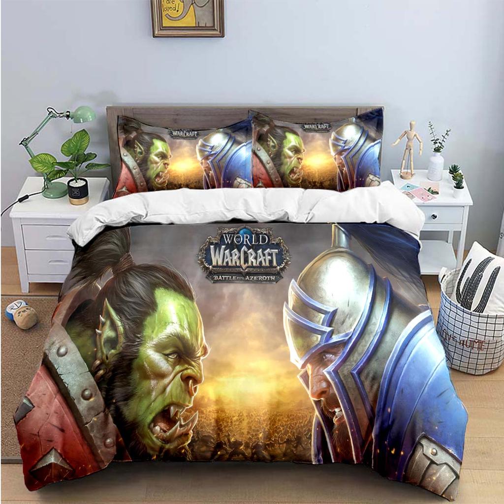 Hot Fashion 3D Game W-Warcraft  Print Bedding Sets Bed Supplies Set Duvet Cover Bed Comforter Set Bedding Set Luxury Gift