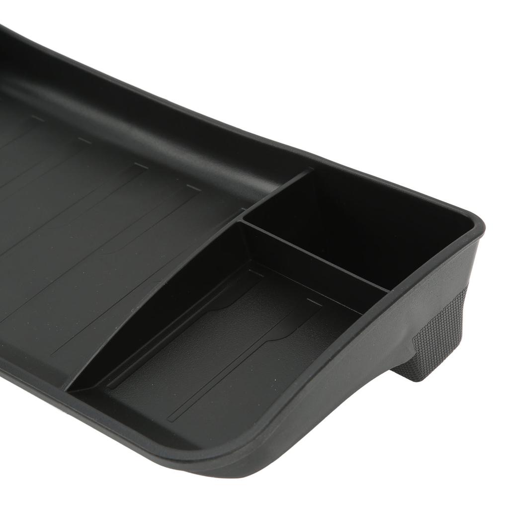 Automobile Dashboard Storage Box TPE Material Behind Screen Black Replacement for Tesla Model 3 Y Dashboard Hidden