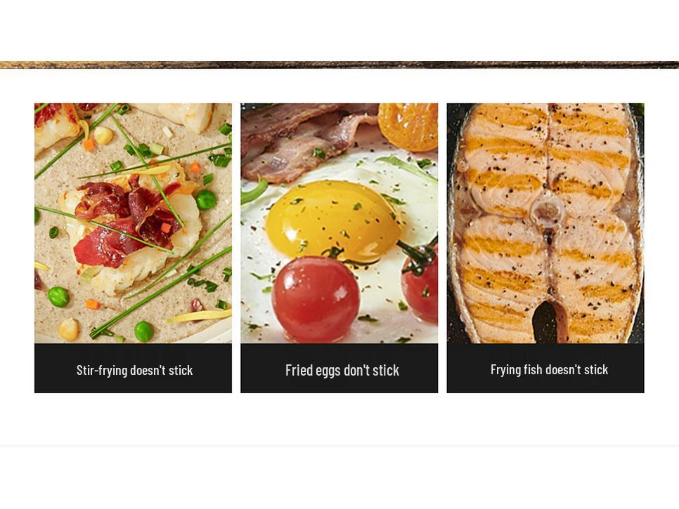 British Maifan Stone Non-Stick Wok: Flat Bottom Pan for Steak, Stir-Fry, and Cooking On Induction and Gas Stoves