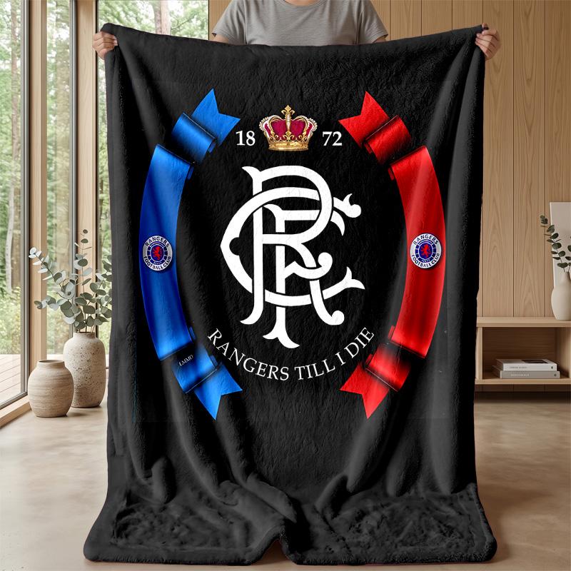 Ranger FCPrinted Flannel Blanket Cozy Skin-Friendly Warm Throw for Couch Bed Indoor Daily Use