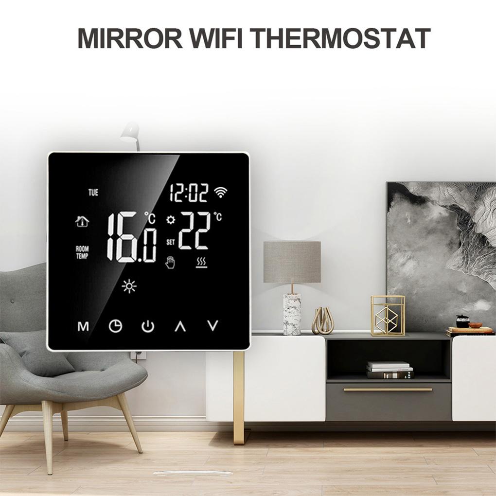 Indoor Floor Heating Sensor LCD Display Touch Screen Temperature Sensor Professional Smart Thermostat for Home Type 2