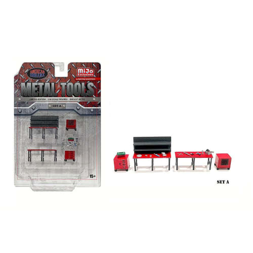 American Diorama 1/64 Metal Tools Set A American Diorama Metal Tools Set A Figure