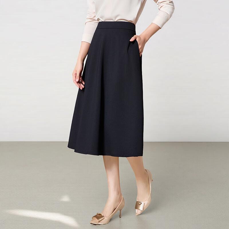 Treman Elegant Wrinkle-Free A-Line Skirt