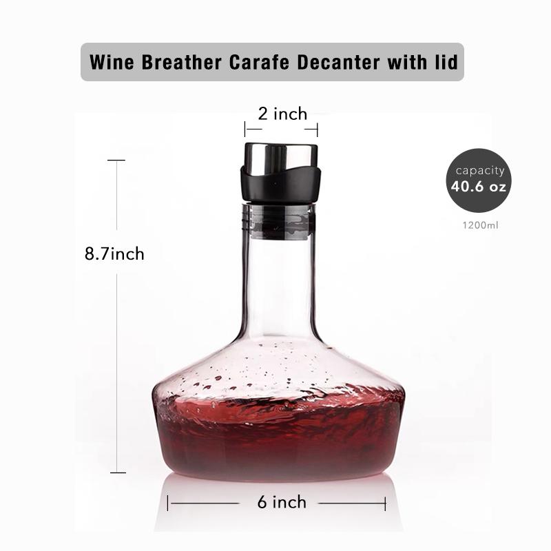 

Винный графин, для вина, аэратор, носик для выливания, кристально чистый стеклянный графин для красного вина, контейнер для сока, графины для вина