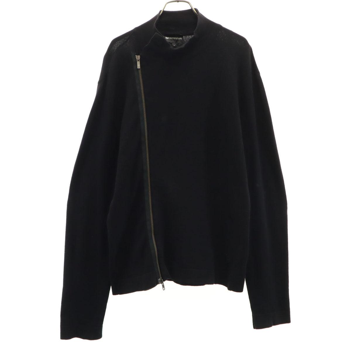 Emporio Armani Вязаная куртка L черная Мужская Б/у