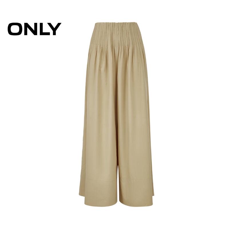 ONLY Women's Pleated Wide-Leg Trousers