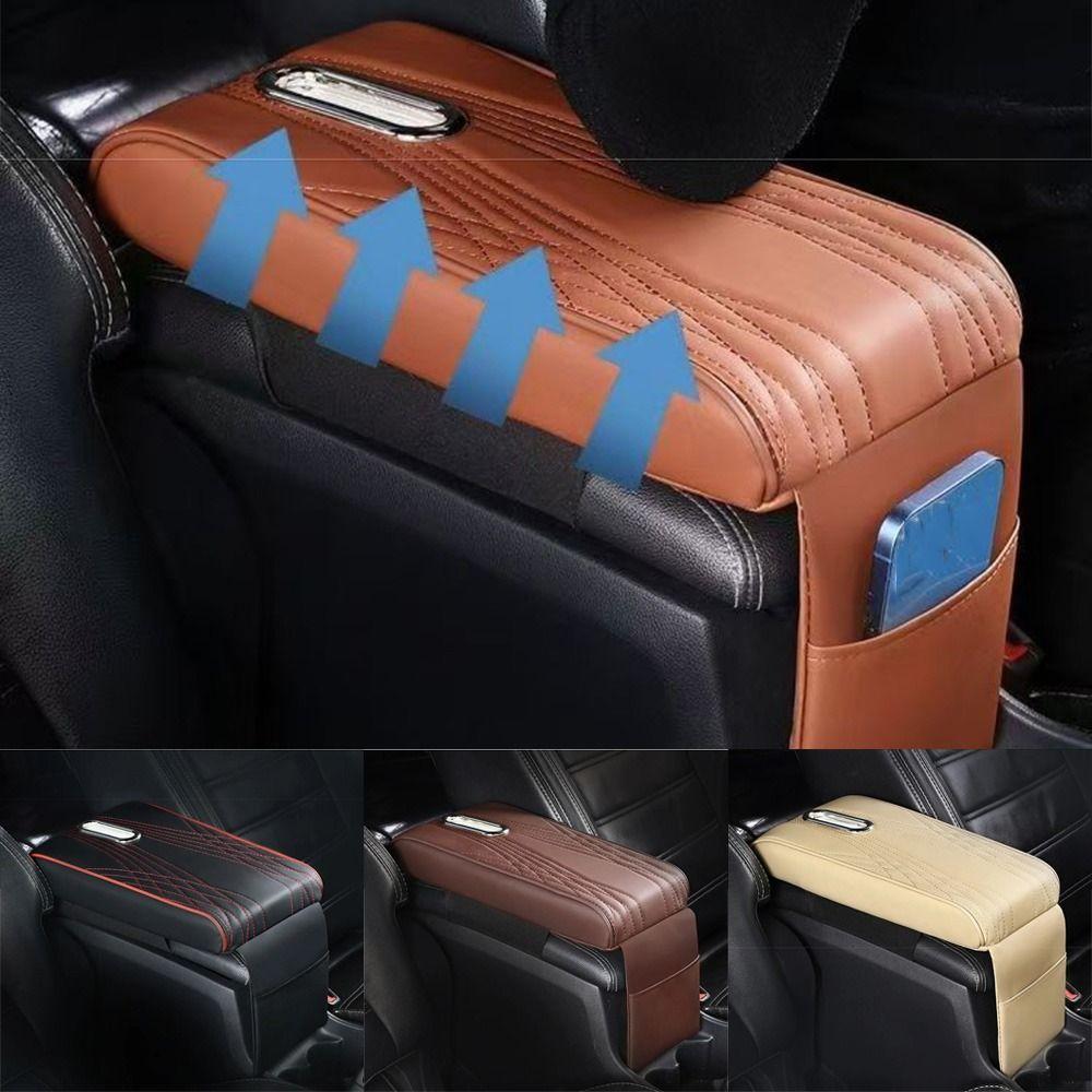 Elbow Support Car Armrest Cushion Tissue Box Arm Rest Protector  Middle Armrest
