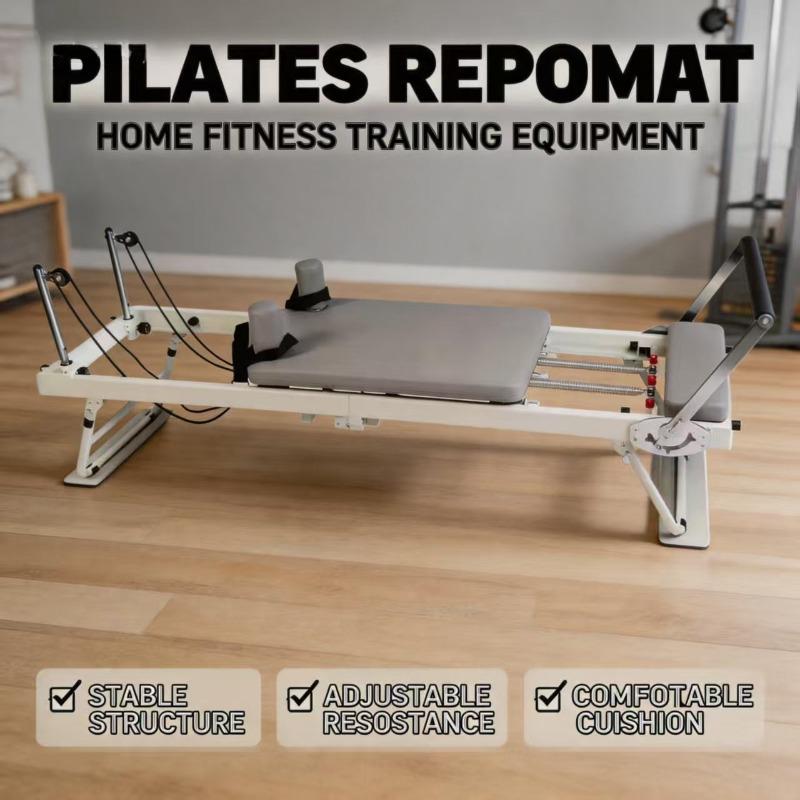 Pilates Reformer Yoga Exercise Machine Metal Frame Folding Reformer Pilates Core Bed for Yoga Exercise
