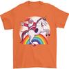 Santa Claus Riding a Unicorn Christmas Xmas Unisexs TShirt 100 Cotton