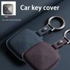 For ZEEKR 001 X Car Key Cover Original Car Color Smart Key Holder Leather Protector High Quality Auto Interior Accessories