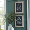 Hill Interiors Flora & Fauna Collection Grove Beaded Linen Framed Wall Art