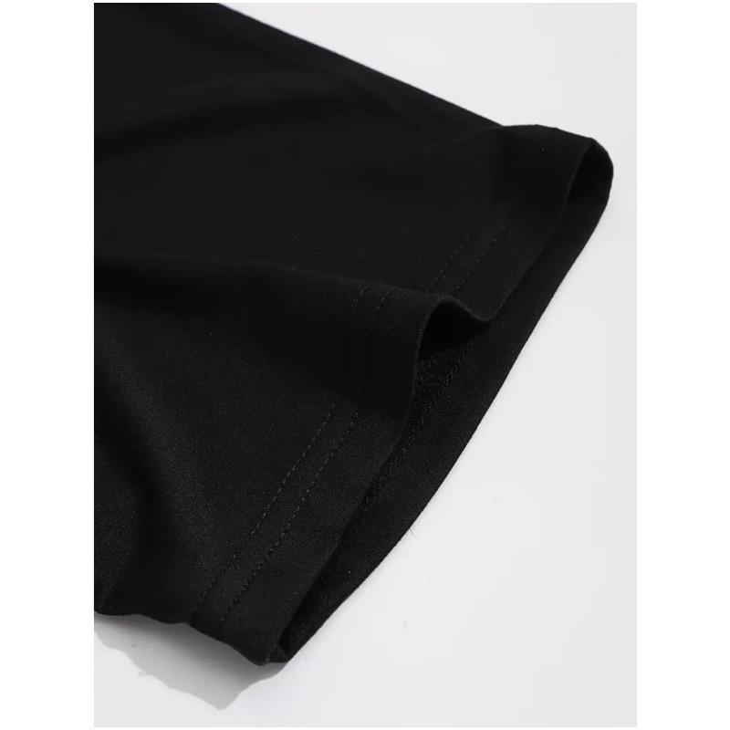 Men'S Trendy Summer Outdoor Sports T-Shirts , Stylish Prints, Relaxed Fit, Versatile Round Neck Design, And Breathable Comfort, Plus Size