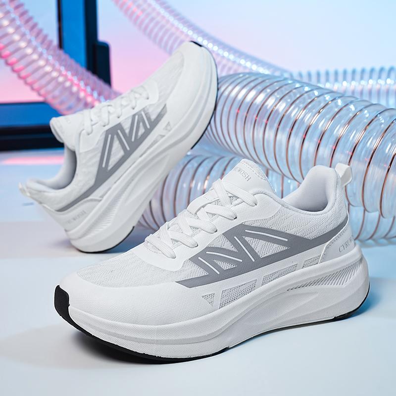 New Men'S Running Shoes Breathable Comfortable Casual Outdoor Daily Training Lace Up Sports Shoes 39-46