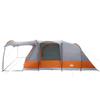 Tunnel Tent for 5 Persons Grey and Orange Waterproof
