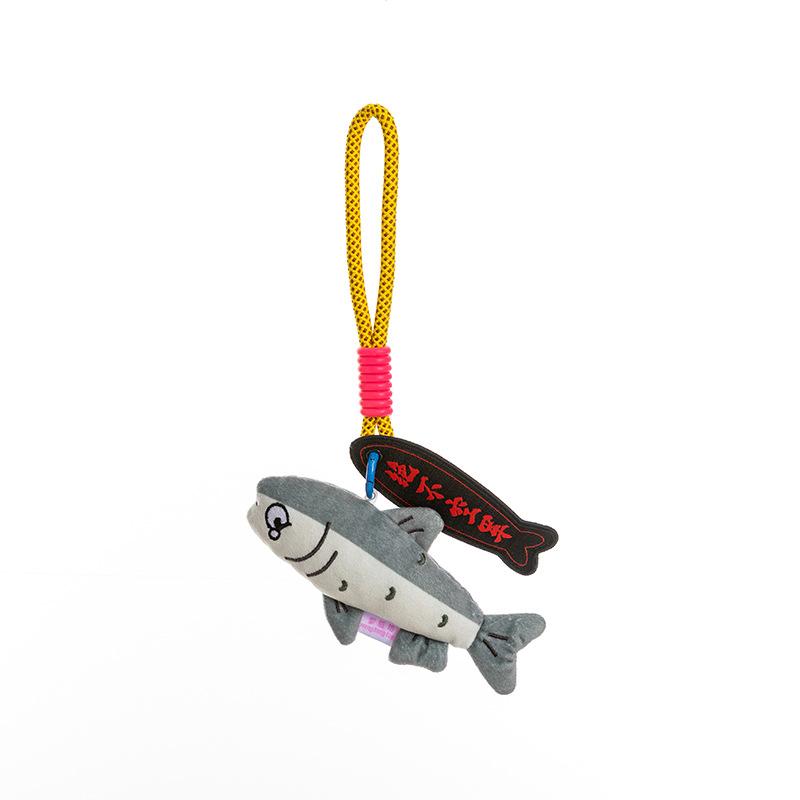Funny Cute Ugly Fish Plush Keychain Cartoon Simulated Fish Doll Toy Backpack Decorative Pendant Car Key Chain Accessories Gifts A6