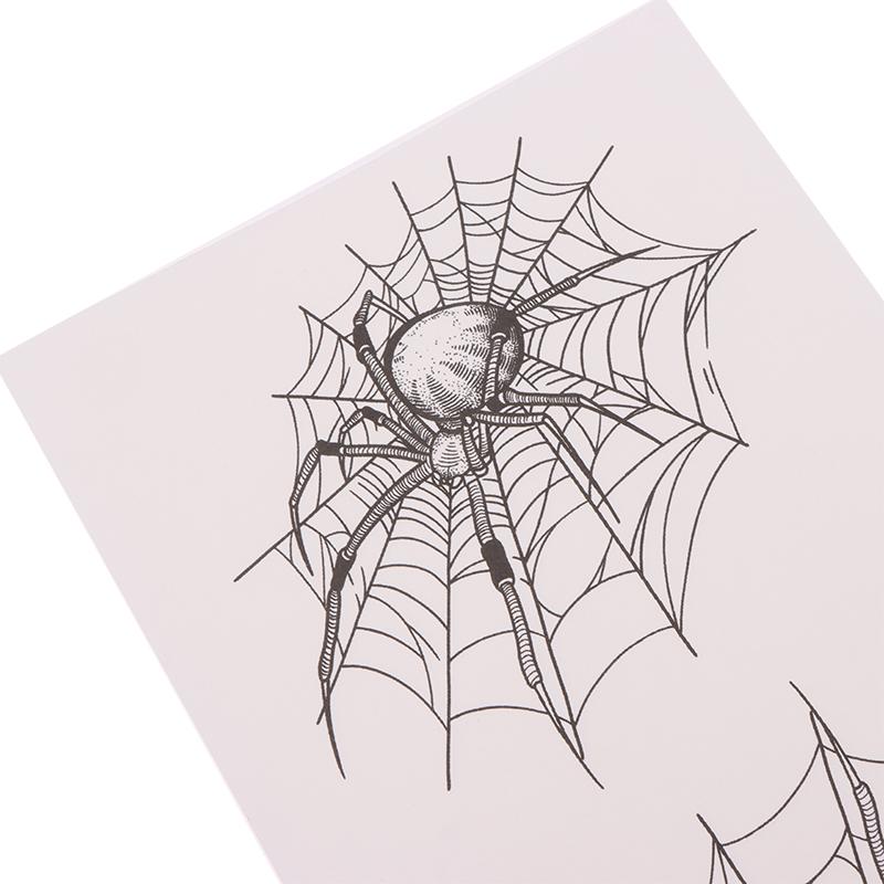 Herbal Tattoo Stickers Spider Web Temporary Tattoos Lasting Punk Cobweb Fake Tattoo Cheap Goods Festival Art Man Tattoo Sticker