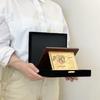 Porti 24k Gold Key Gold Bar Wood Plaque Appreciation 0.5g Gmx005