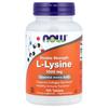 NOW Foods Double Strength L-Lysine 1000mg 100 Tablets
