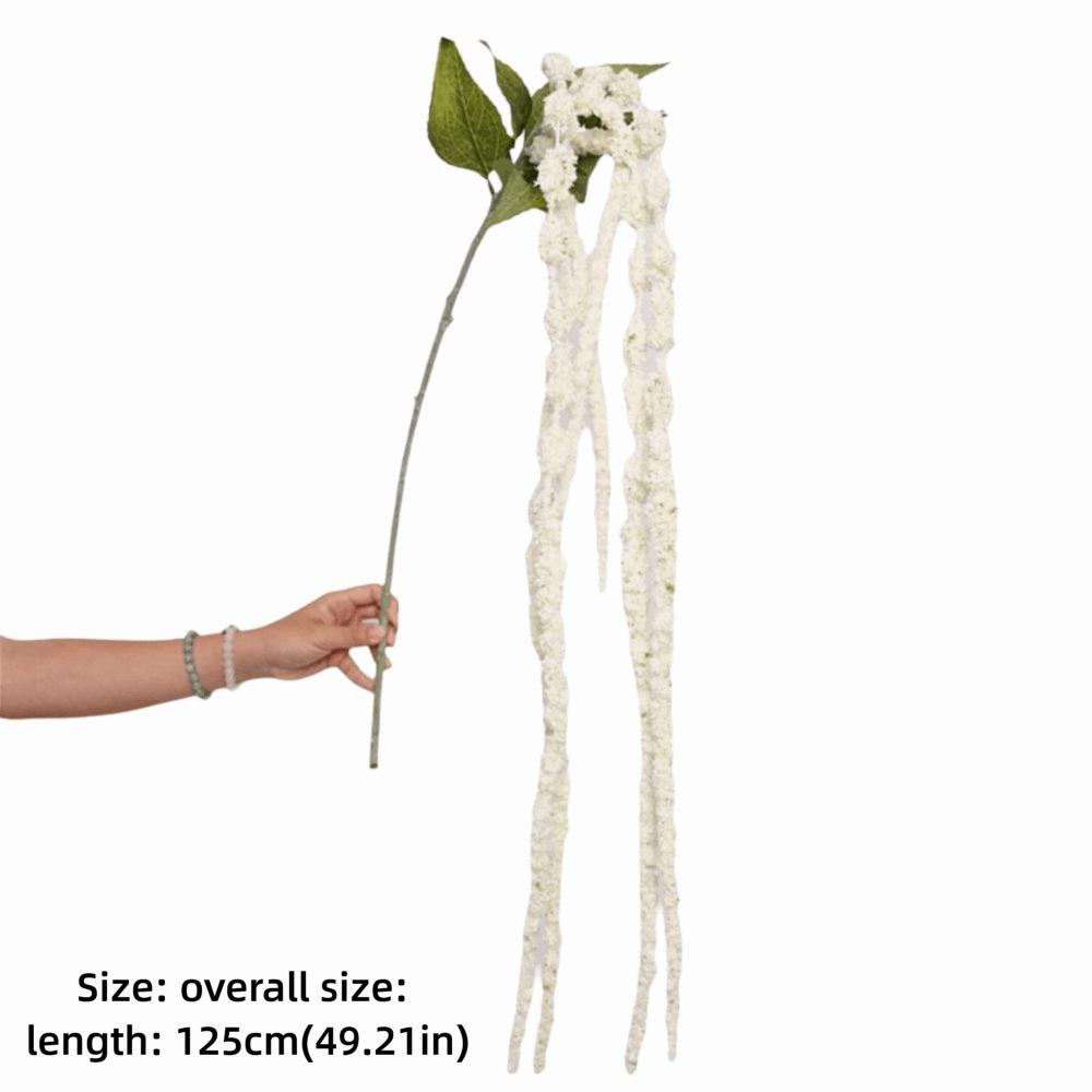6 Heads Amaranthus Artificial Hanging Plant Hanging Long Tassel Flower European Wedding Decoration