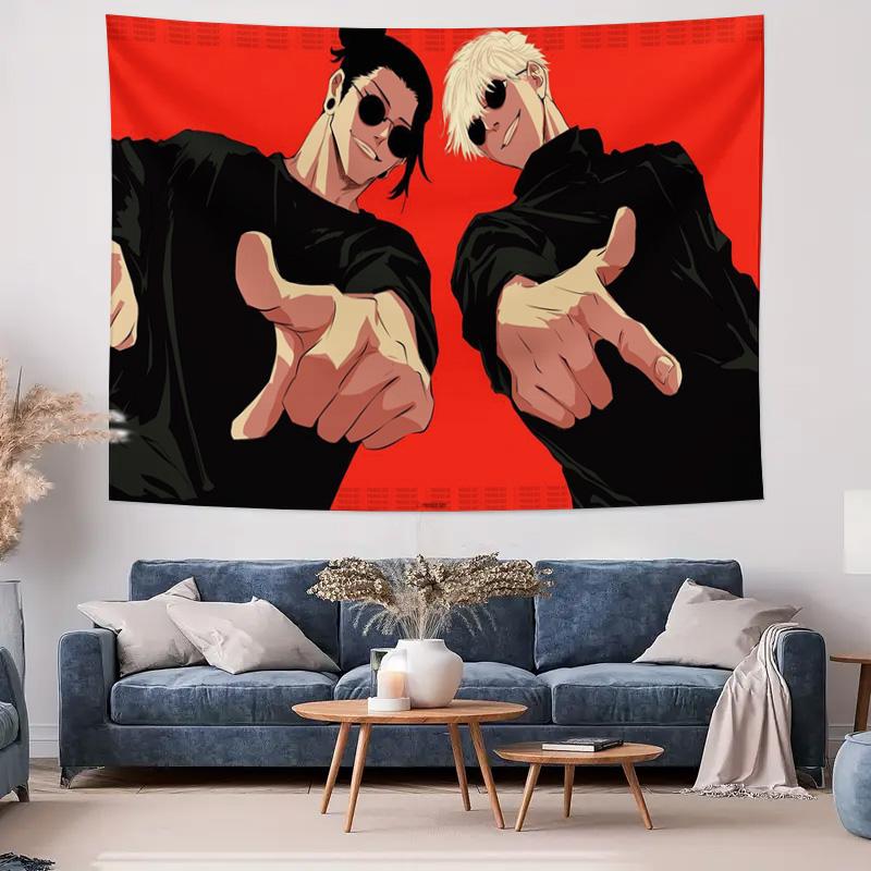 Fashion Anime Tapestry Cool Character Decoration Bedroom Living Room Fabric Wall Art New Choice