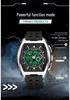 Sanda Teen Countdown Multifunktionale Wasserdichte Fassförmige Armbanduhr mit Wecker & Leuchtendem Zifferblatt