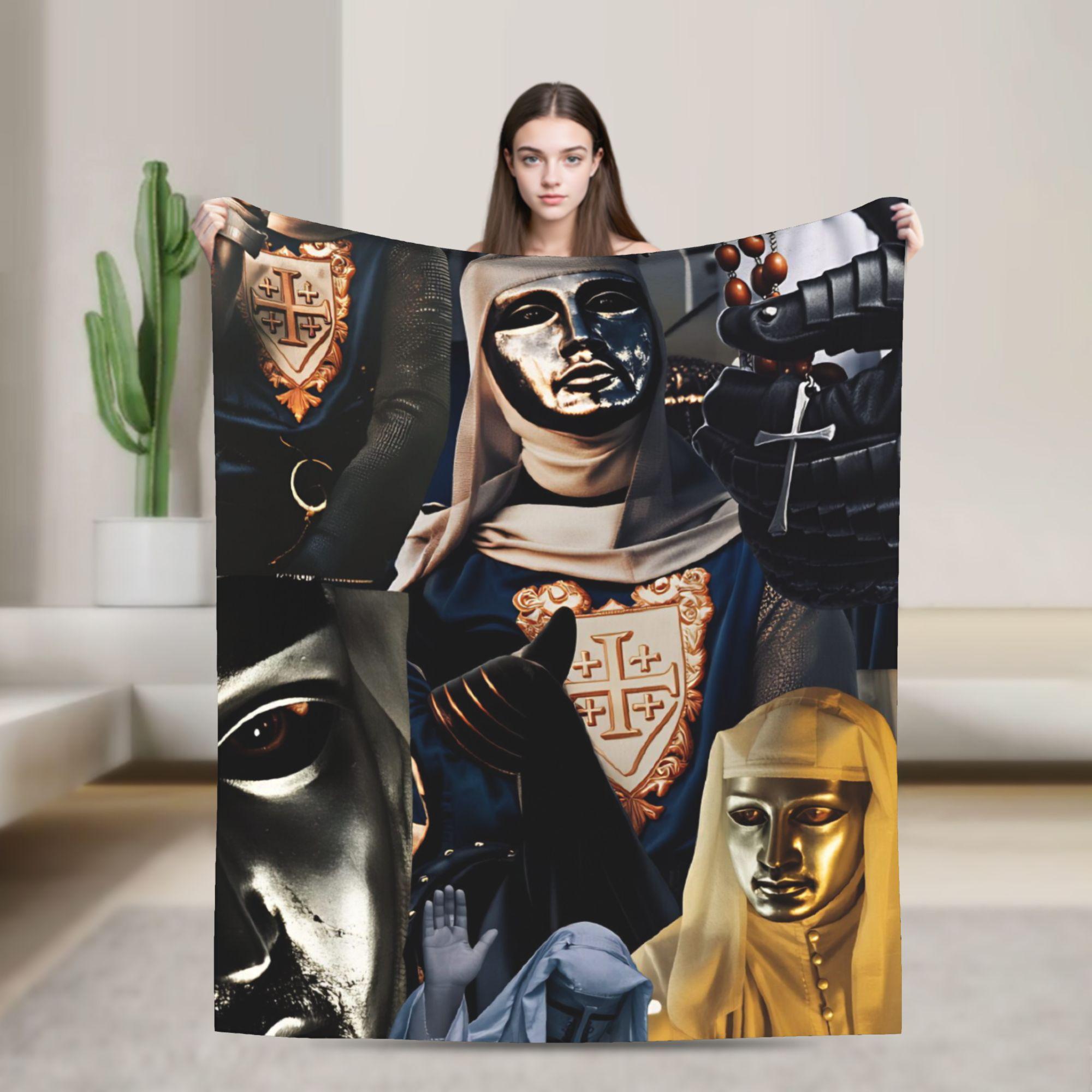 Comfortable Blanket Travel Baldwin IV of Jerusalem Throw Blanket Trend Bedspread For Bedroom 75x100cm