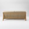 MUJI Sofa Cover for Wooden Frame, Washed Cotton Canvas, Beige, KB4KLA2A