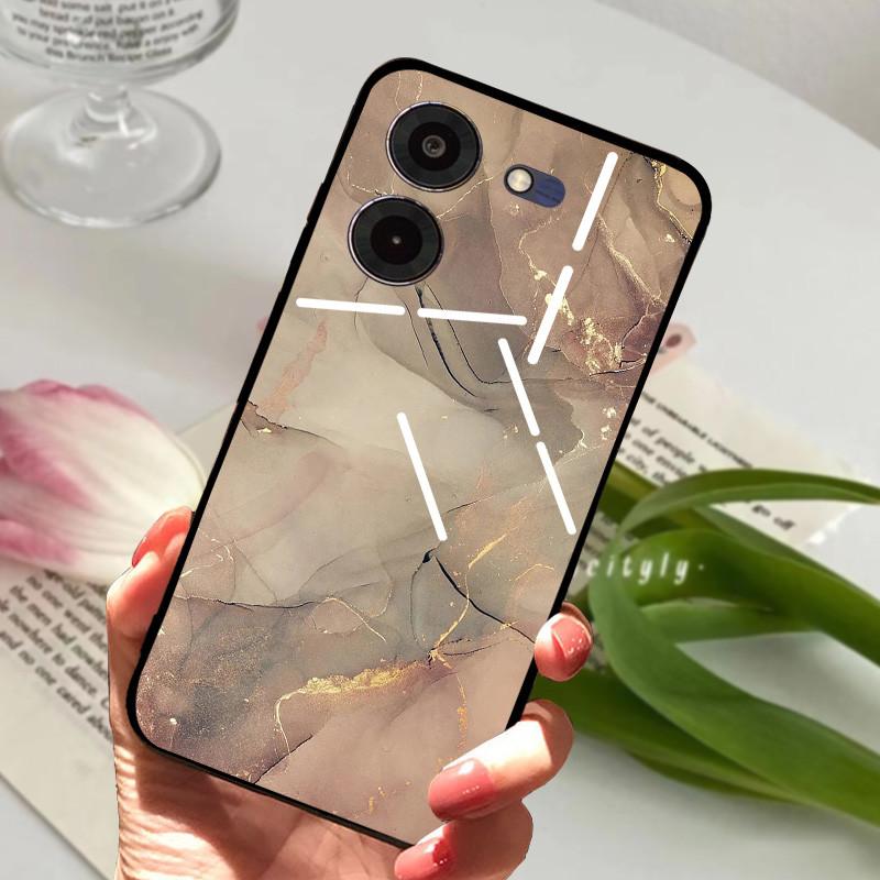 Für Tecno Pova 5 Pro 5G Hülle Pova5 4G Weiches Silikon TPU Handy Rückseite Für Tecno Pova Neo 3 Stoßfester Bumper LH6n Cartoon