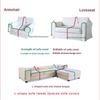 Winter Sofa Protector 1/2/3/4 Seater Plush Couch Cover Vintage Lace Sofa Slipcover Velvet Sofa Cover Stain-Proof Furniture Protector Pet Kids