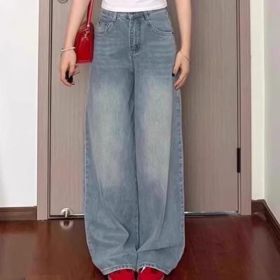 Jeans de Pierna Ancha Adelgazantes Talla Grande Petite 2025: Diseño Holgado para una Apariencia Más Alta