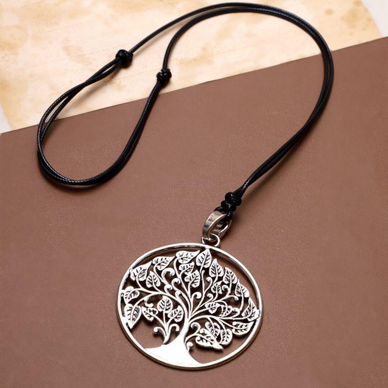 Vintage Distressed European and American Style Large Pendant Long Necklace, Stylish and Unique Sweater Chain, Autumn and Winter High-End Ethnic Style