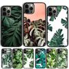 Monstera Flower Tropical Green Leaves Phone Case For iPhone 17 Air 15 16 Cover  14 13 Pro Max 12 11 Pro Max Max Plus