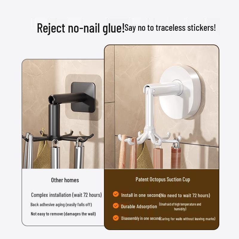 Meiliya Multi-functional Rotating Suction Hook