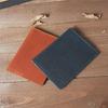 5504 Genuine Crazy Horse Leather Passport Wallet for Men and Women - Card Holder & Travel Accessory