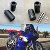 %100 Yepyeni Motosiklet Parçaları Karbon Kesilmeden Şasi Kaydırıcıları Çarpma Düşme Koruması Yamaha YZFR1 YZF-R1 YZF R1 2002 2003 İçin