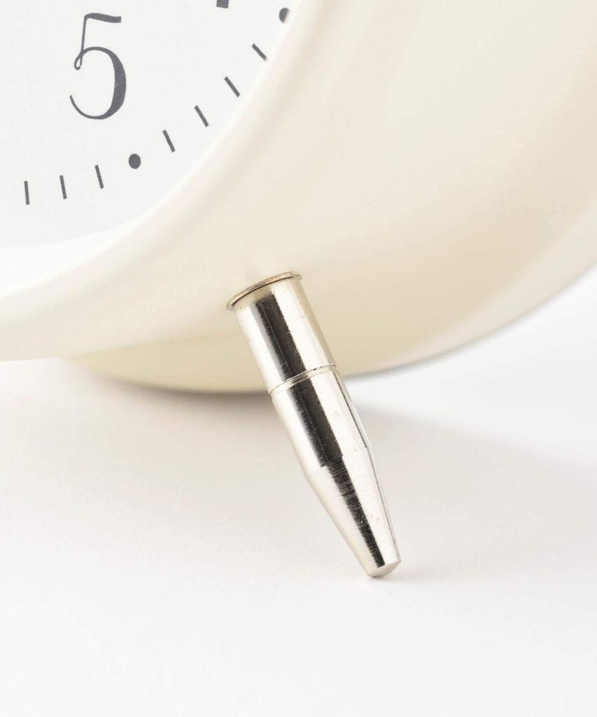 BRUNO Monochrome Twin Bell Clock, Stylish White with Backlight, Perfect as a Housewarming Gift, Popular Bruno BCA024-WH