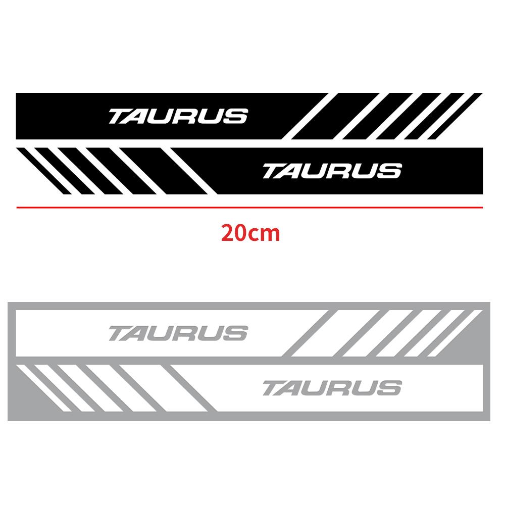 2PCS Vinyl Car Styling Rearview Mirror Sticker Decoration Accessories For Ford Focus Fiesta Shelby Mondeo Fusion Mustang Escape