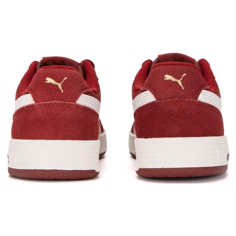 Puma Caracal SD Low-Top Sneakers Red White Leather Unisex 37030425