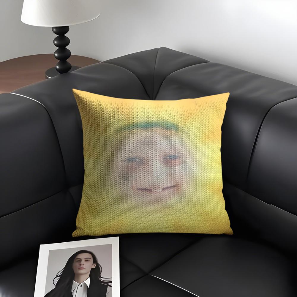 

Daniel Larson Meme Funny Cushion Cover Natural Linen Organic Fabric DoubleSided Printing Sofa Home Decor Gift Pillow Case 30x30cm