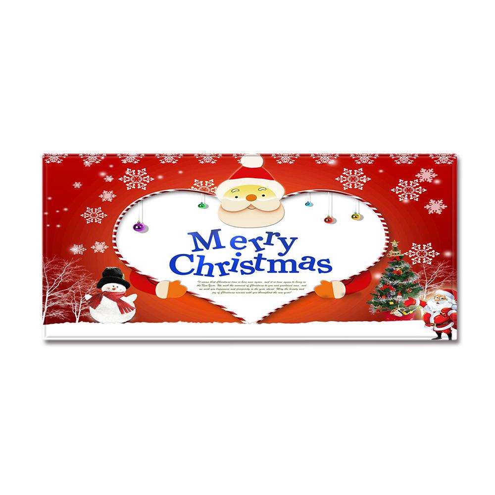 Christmas Kitchen Sand Carpet Doormat Long Floor Mat