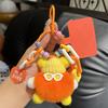 Adorable Plush Keychain DIY Cartoon Character Bag Charm for Backpack Keys